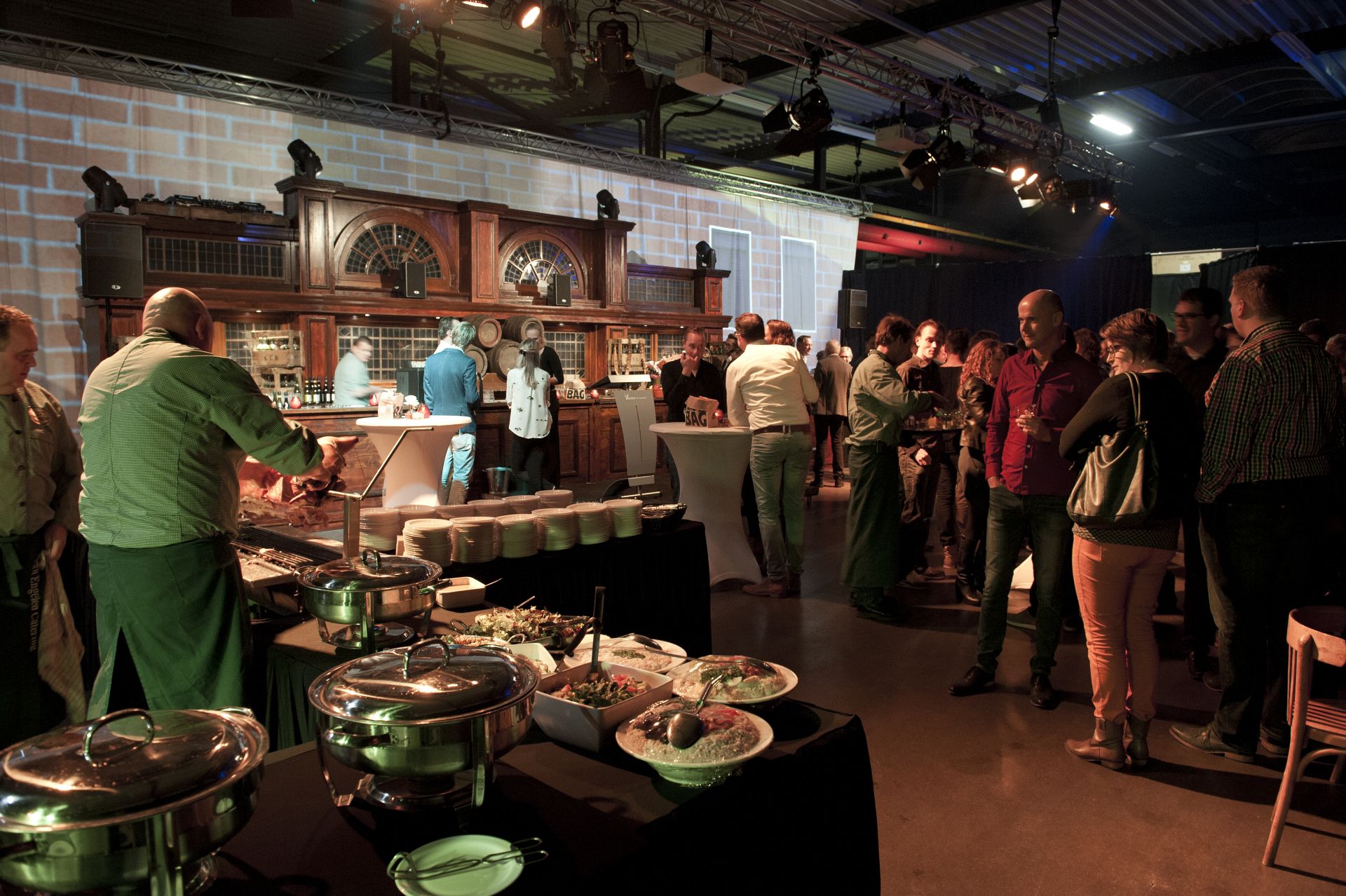 Eten en drinken showdesign Aziatische keuken ontwerp