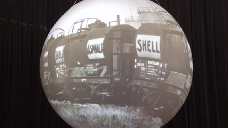 Videomapping bij 100 jaar innovatie Shell